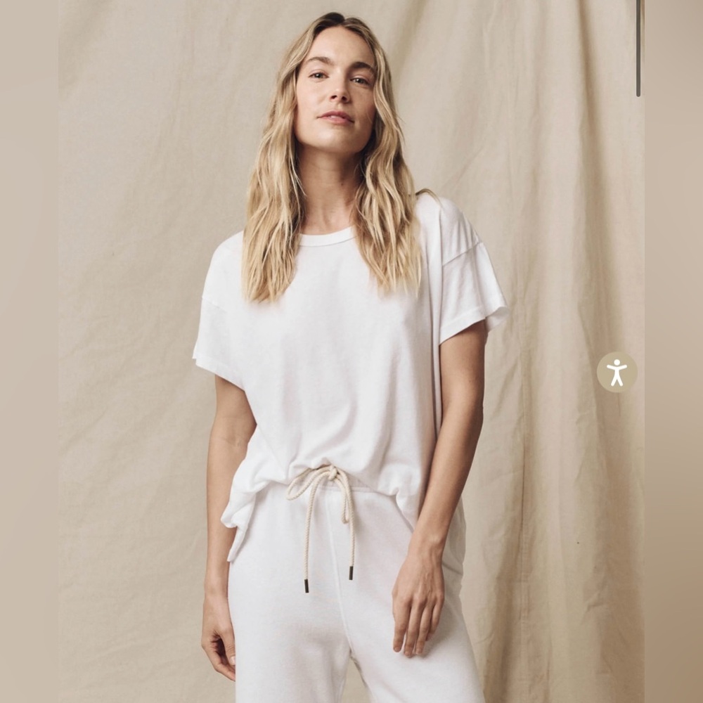 The Great, The Boxy Crew, Solid True White, Size 0
